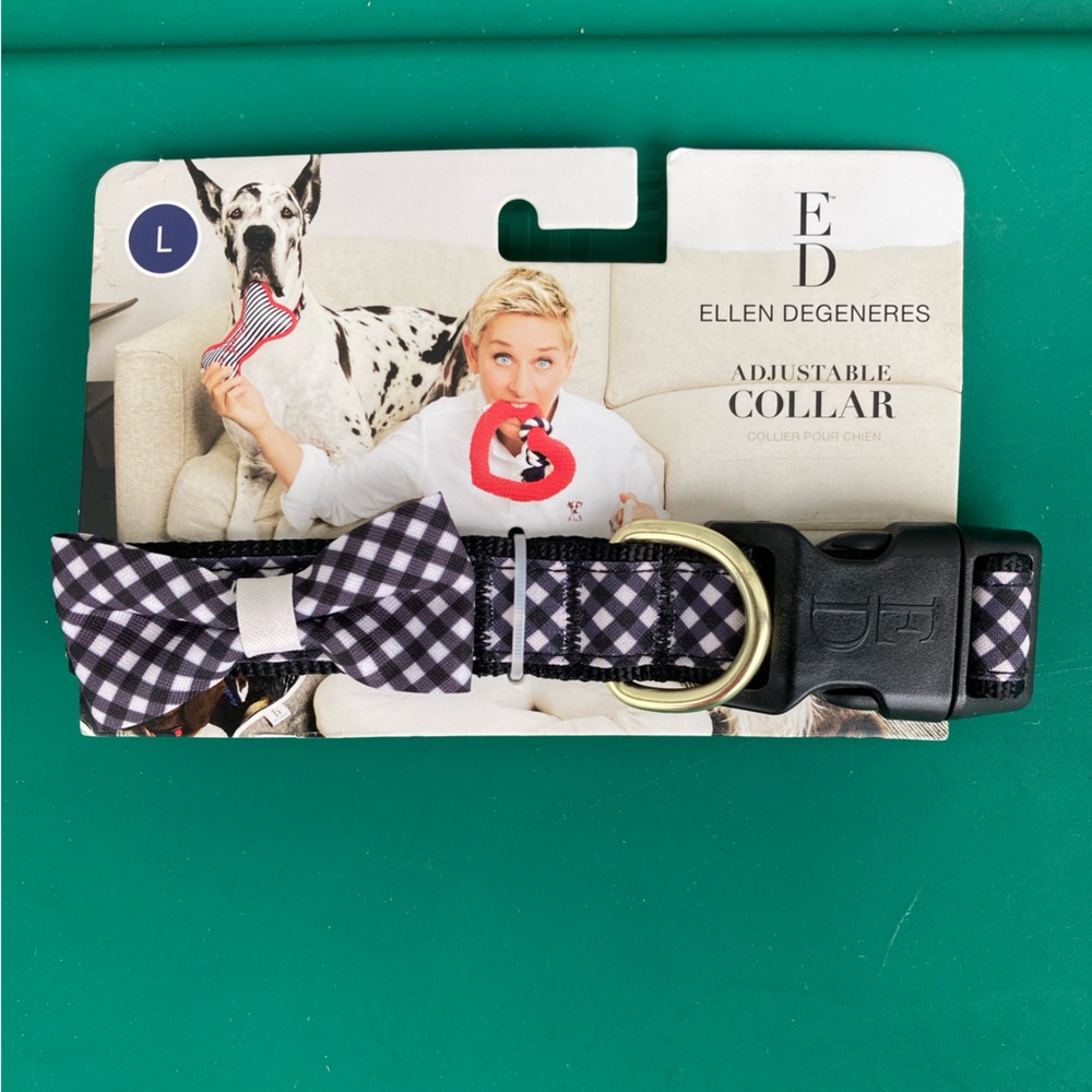 Dog Collar, Large, Adjustable by Ellen DeGeneres